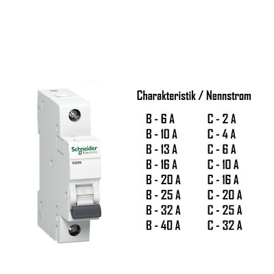 Schneider Electric Leitungsschutzschalter Sicherungsautomat 4 Pol 40 A Schneider Electric Leitungsschutzschalter Sicherungsautomat 4 Pol 40 A