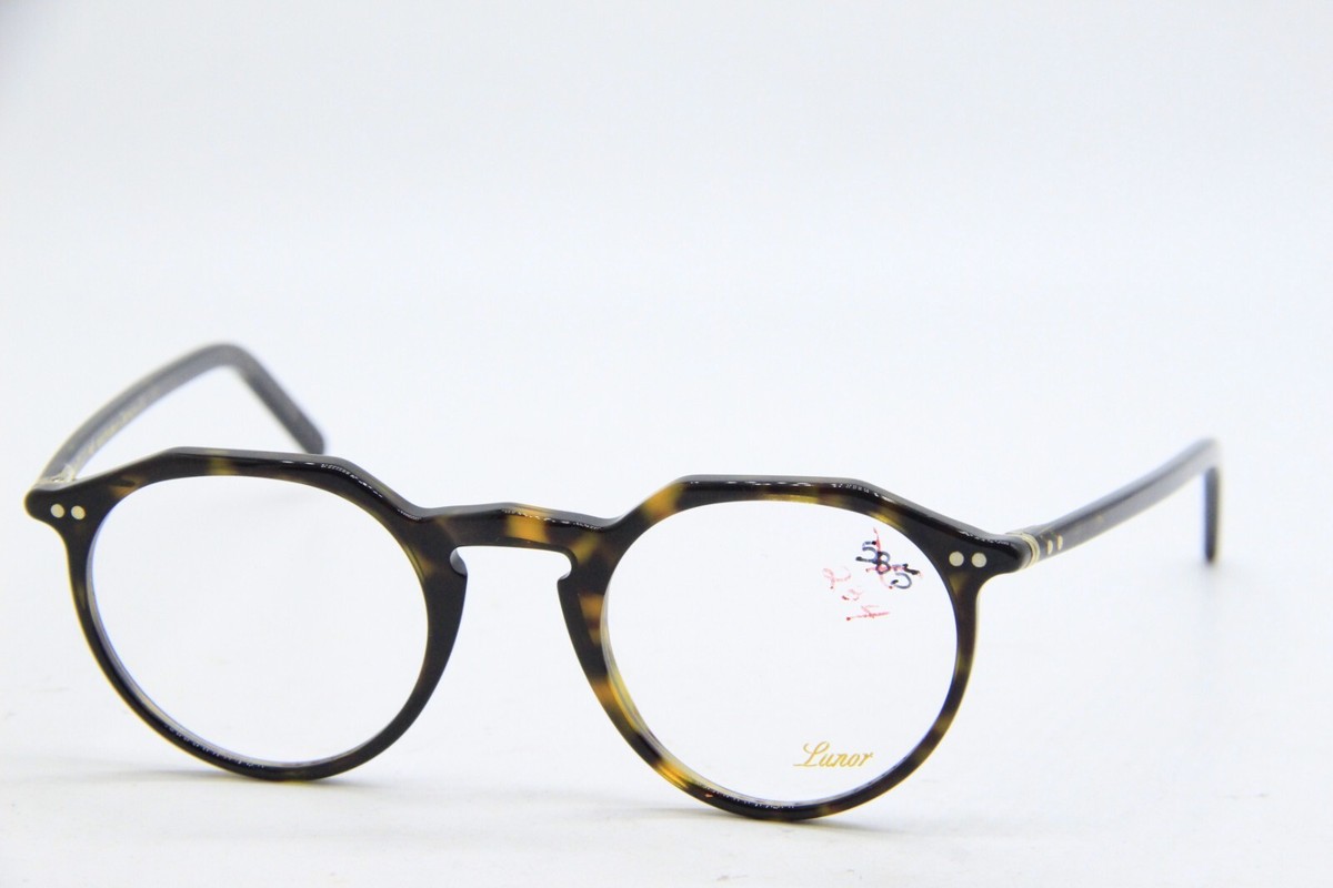 NEW LUNOR A5 237 02 HAVANA GOLD AUTHENTIC EYEGLASSES W