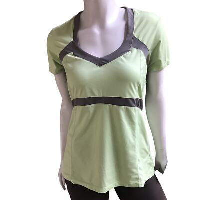 T-shirt De Course Sugoi Vert, Manches Courtes, Avec Poche, Pour Femme, Taille L, Occasion