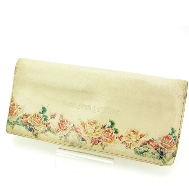 Jean Paul Gaultier Wallet Purse Long Wallet Beige Woman Jean Paul Gaultier Wallet Purse Long Wallet Beige Woman