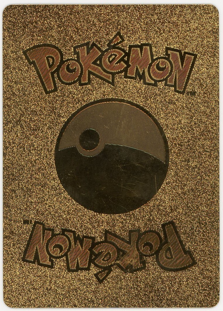 back of gold pokemon cards Charizard 1st Edition Card - Rare Collector Glossy Card You may reveal a Trainer card you find there (except Trainers Mail) and put it into your hand New Charizard VMAX Gold Foil