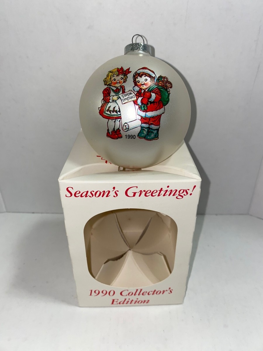 1990 CAMPBELL KIDS ORNAMENT Collector CAMPBELL'S SOUP Christmas