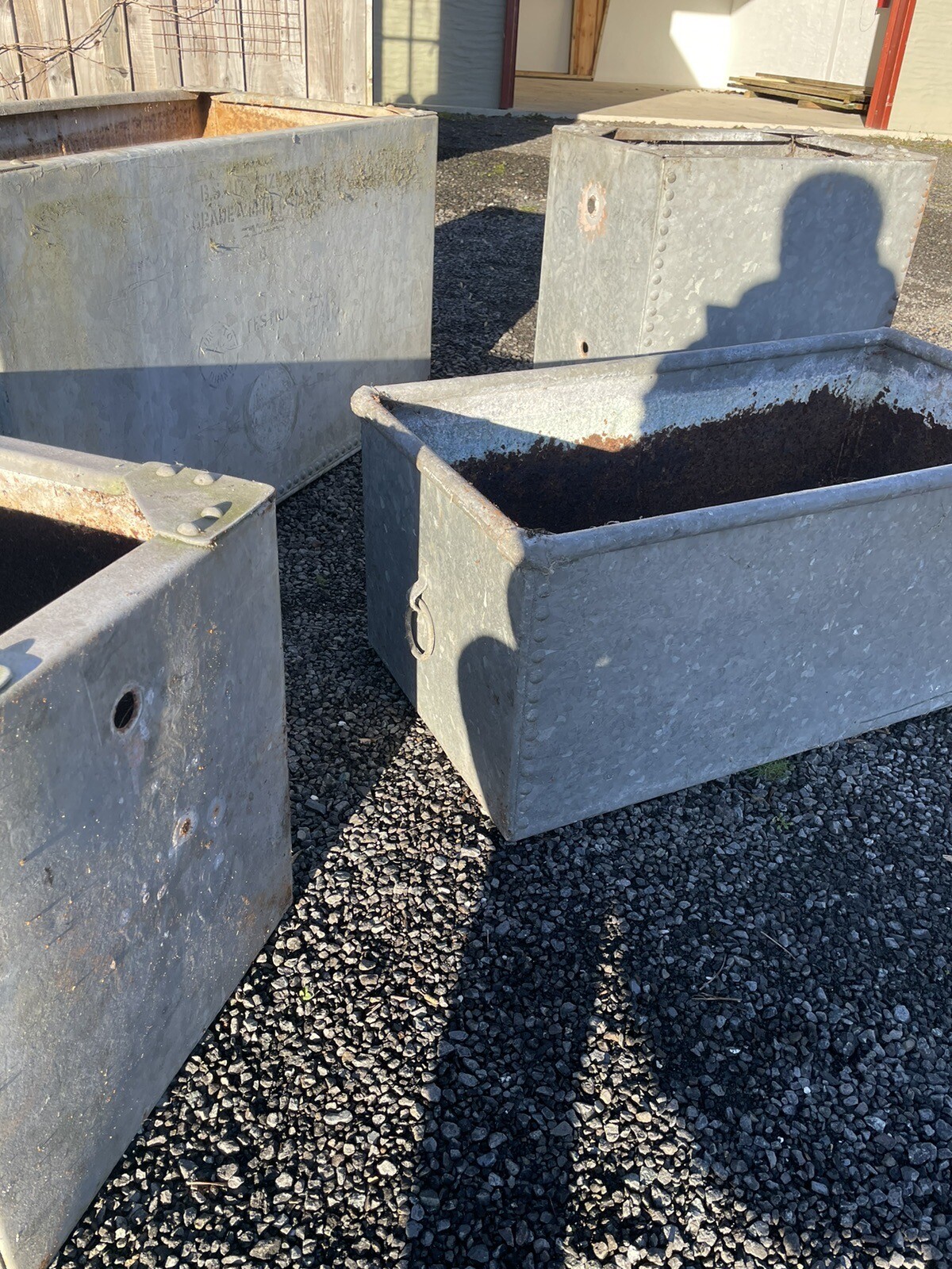 vintage galvanised water tanks eBay