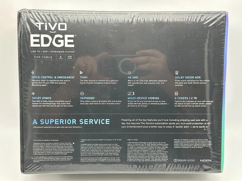 TiVo EDGE D6E20 DVR & Streaming Player - Image 2 of 2