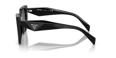 PRADA PR 19ZS 1AB5SO Black Dark Grey Large Women Sunglasses  display picture 2