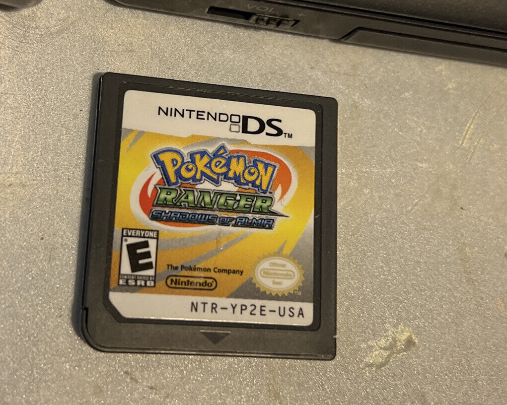 Nintendo DS Lite- red, plus case, charger, & Pokémon Ranger Game 