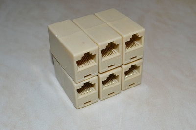 30 Pack Cat5 RJ45 Lan Network Ethernet Cable Extender Plug Adapter Couplers
