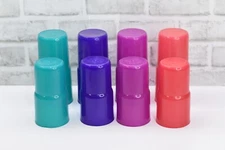 Set of 8 Tupperware Tumblers 2412 (12oz)  2413 (18oz) - Jeweltone