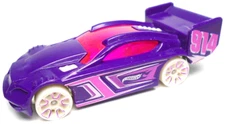 2015 HOT WHEELS TIME TRACKER #914 PURPLE & PINK 1:64 DIECAST 2 7/8" RACE CAR