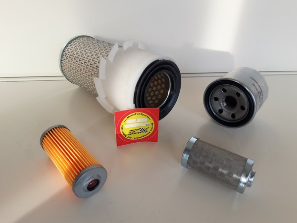 Filter Set (Klein) Passend FüR Wacker Neuson 1503 Rd Mit Motor 3TNV76 Sns-image