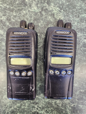 LOT OF 2 Kenwood TK-3180 UHF FM Tranceivers - No Battery