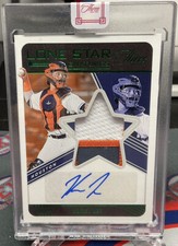 2022 Panini Three And Two Korey Lee Lone Star Signatures Patch Auto Green /5 