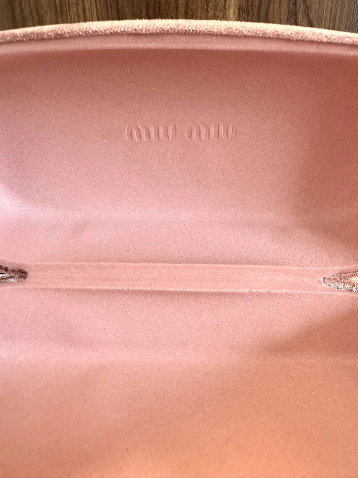 BRAND NEW Miu Miu velvet hard Sunglasses Case and Box Large (Full set) - Image 2 of 4