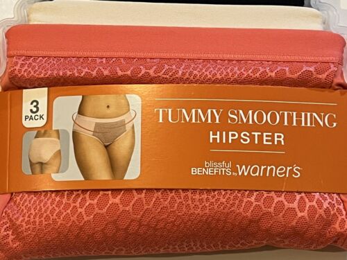 Women’s Tummy Smoothing Hipster Underwear￼ Size XXL 3 Pair Microfiber Panties - Picture 1 of 2