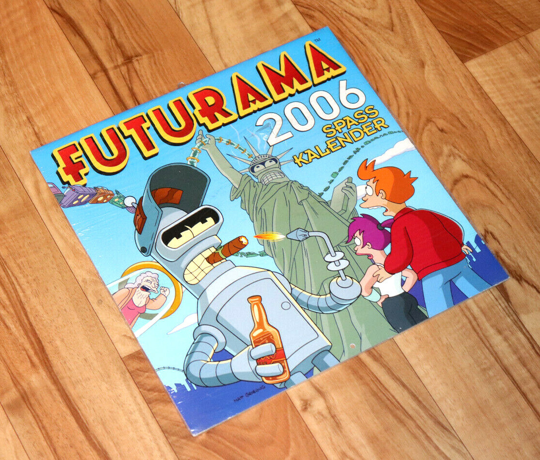 Futurama Rare German 2006 Calendar Sealed / Collectible | eBay