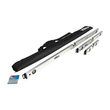 Hilka 3pc Professional Spirit Level Set With Bag Builders Long 300/600/1200mm