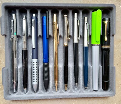 SOLD AS FOUND LOT 254: 10 x div. Stifte, u.a. Lamy, Parker, Interpen, Waterman .