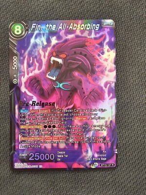 DBS Masters - Fin, the All-Absorbing - BT15-127 Prerelease ENG