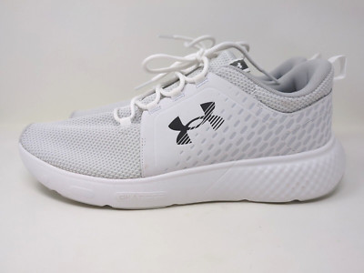 Men s Size 11.5 - Under Armour Charged Decoy White - 3026681-100 -