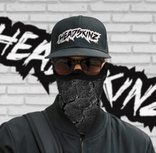 POLAR FLEECE FACE  NECK WARMER - CHARCOAL Snow, Fishing, Camping, Motorbike 