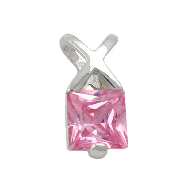 AnhäNger 13X6Mm Zirkonia Pink Silber 925 | Gallay | EAN 4051288093709-image