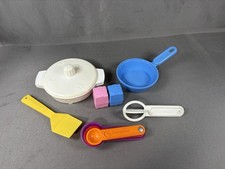 Vintage Fisher Price Fun with Food Kitchen Cooking Replacements Utensils 8 Pcs