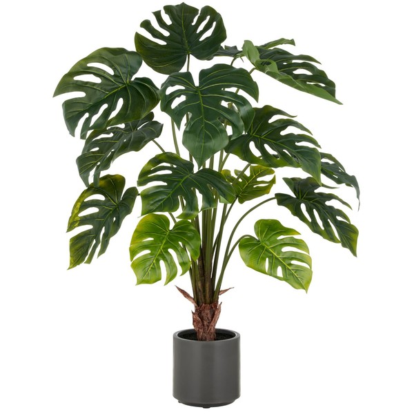 Kunstpflanze Split-Philodendron, Farbe GrüN, Inkl. Kunststoff-Topf, HöHe Ca. 100-image