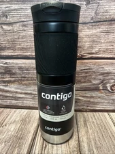 Contigo Byron Snap seal Lid 24 Fl Oz Black For Hot & Cold Drinks New