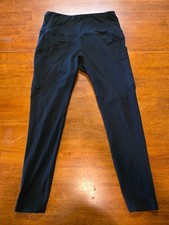 Women's High Waist Yoga Leggings with Side Pockets Sports Legging Pants Medium