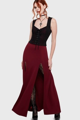 KILLSTAR Maxikleid - Crimson Bite