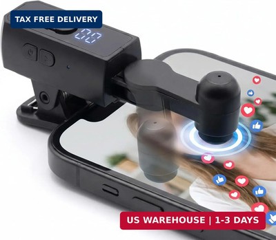 Wireless Rechargeable Auto Clicker for iPhone，Tapper for Tiktok Live, Screen Tap