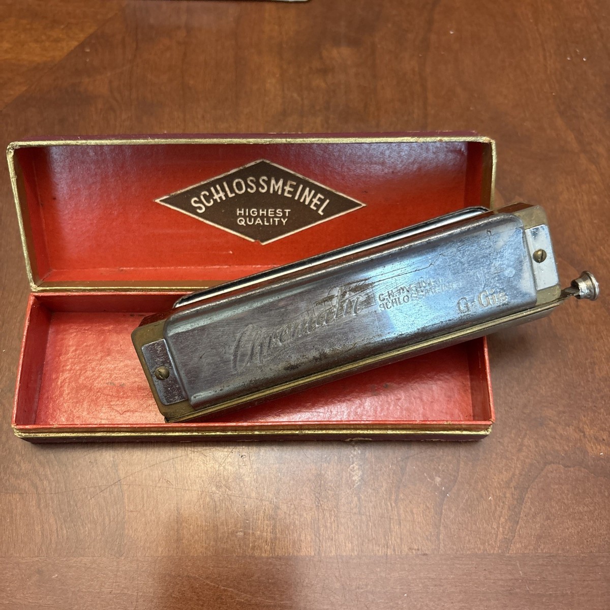 Vintage C.H. Schlossmeinel rare Chromatic Key G & G Sharp