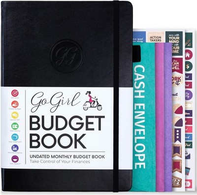 GoGirl Budgetplaner - Monatlicher Finanzplaner Organizer Budgetbuch. Expe