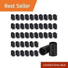 Kellarosses 50 Black Wire Shelf Clips for 1" Post Shelving