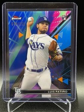 Luis Patino 2021 Finest Purple/Aqua Vapor Refractor #48/250 (RC) - Rays
