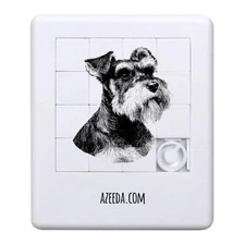 'Miniature Schnauzer Portrait' Sliding Puzzle (PZ00040994)
