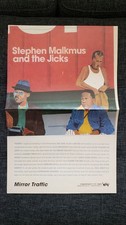 STEPHEN MALKMUS & THE JICKS Mirror Traffic 11x17" two sided poster