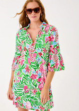 NWT Lilly Pulitzer Hayes Dress in Multi Glowing Gardens, Choose Size