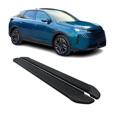 Seitenschweller Trittbretter Schweller für Hyundai Santa Fe 2018-23 Alu Schwarz