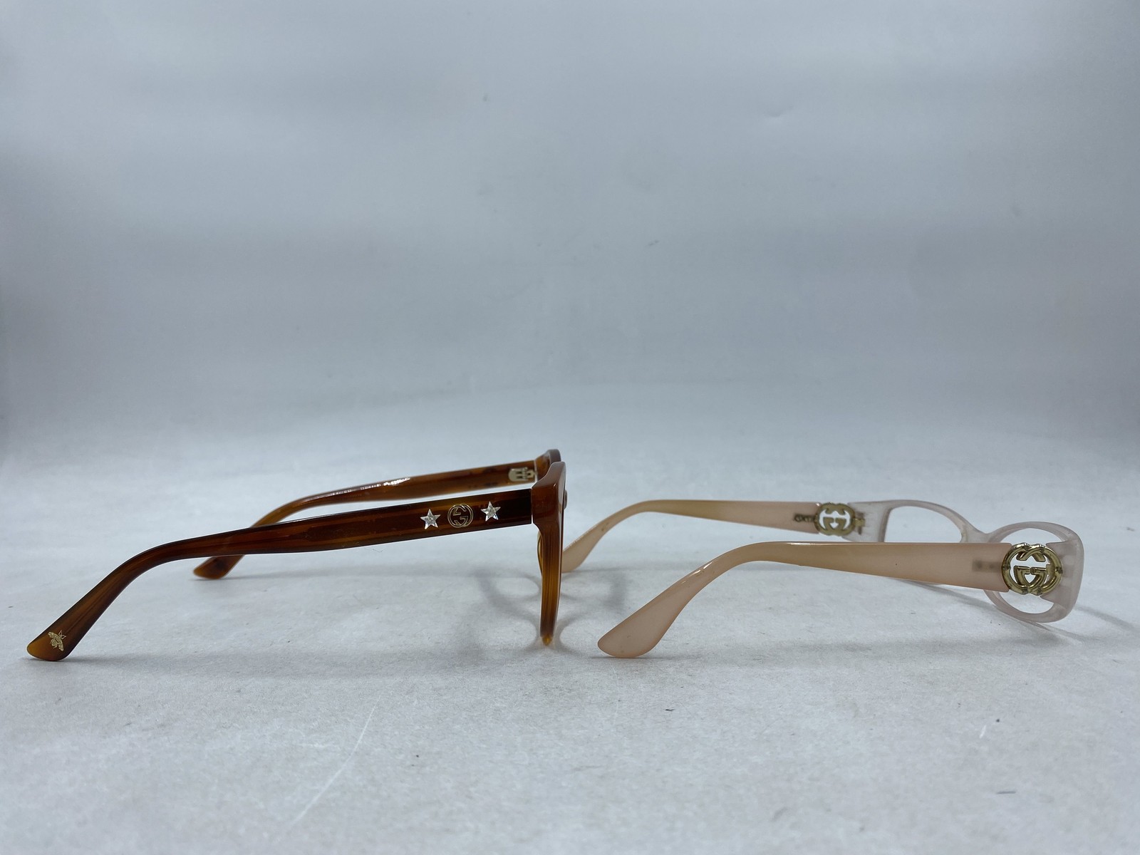 Gucci Multicolor Round Rectangle Logo Eyewear Gla… - image 5