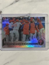 Phillies 2022 Topps NOW Postseason Clinch 10-3-22 1/1 SSP FOIL