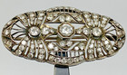 Vintage Art Deco 1940s 925 Sterling Silver Diamond Brooch Aprx 2.50 CTW 6.1g — photo 8
