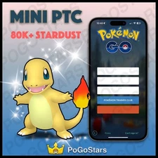 Pokémon PTC Go - Shiny Charmander - 80K Stardust✨Read Description✨