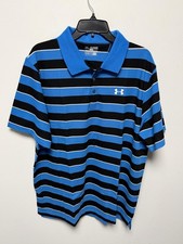 Under Armour Men  s Hommes Hombres Heat Gear Golf Polo Shirt Loose Fit Size XXL