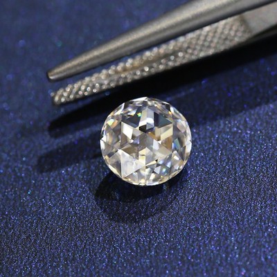 Double Rose Cut 0.5-5ct Moissanite Loose GRA VVS1 for High-end Jewelry Making