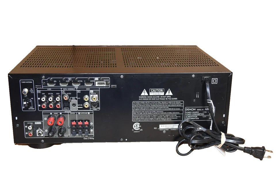 Denon AVR-391 Surround System Receiver PARTS or REPAIR - Image 3 of 3