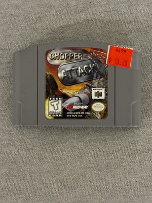 Chopper Attack Nintendo 64 N64 Original Authentic