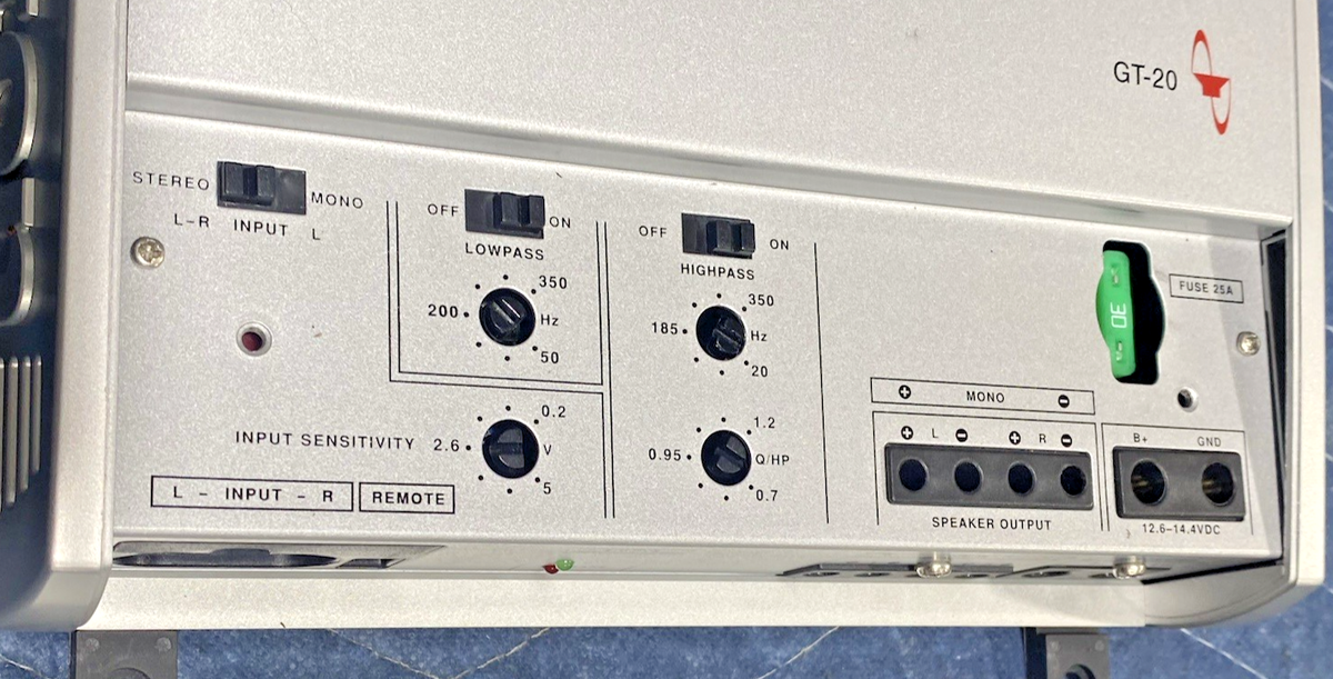 Boston Acoustics GT-20 2-Channel Car Amp for sale online | eBay