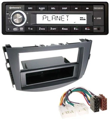 Continental USB 1DIN AUX DAB MP3 Autoradio für Toyota RAV-4 (ab 2006) - Bild 1 von 4