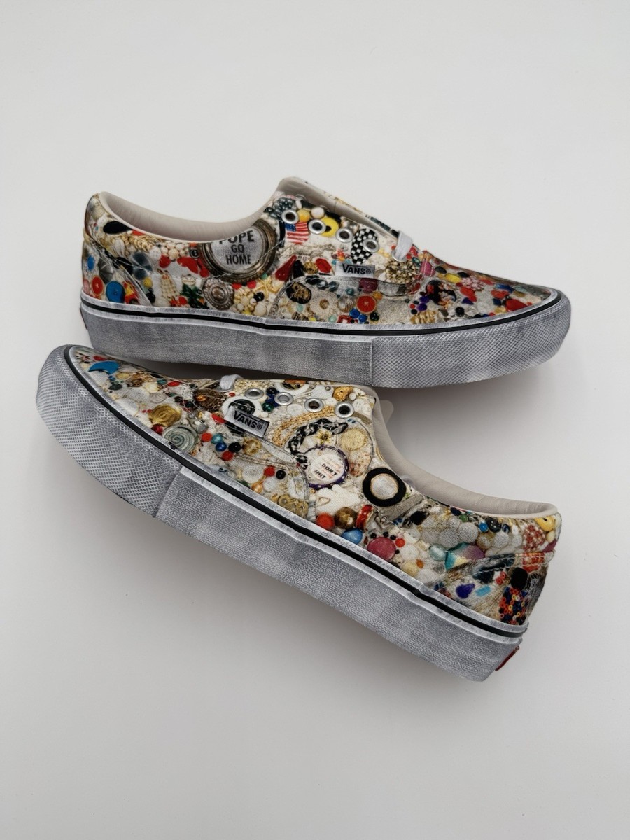 Supreme x Mike Kelley Vans Era White (Size 9.5) | eBay